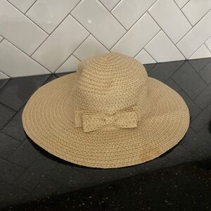 Janie & Jack straw floppy sun hat